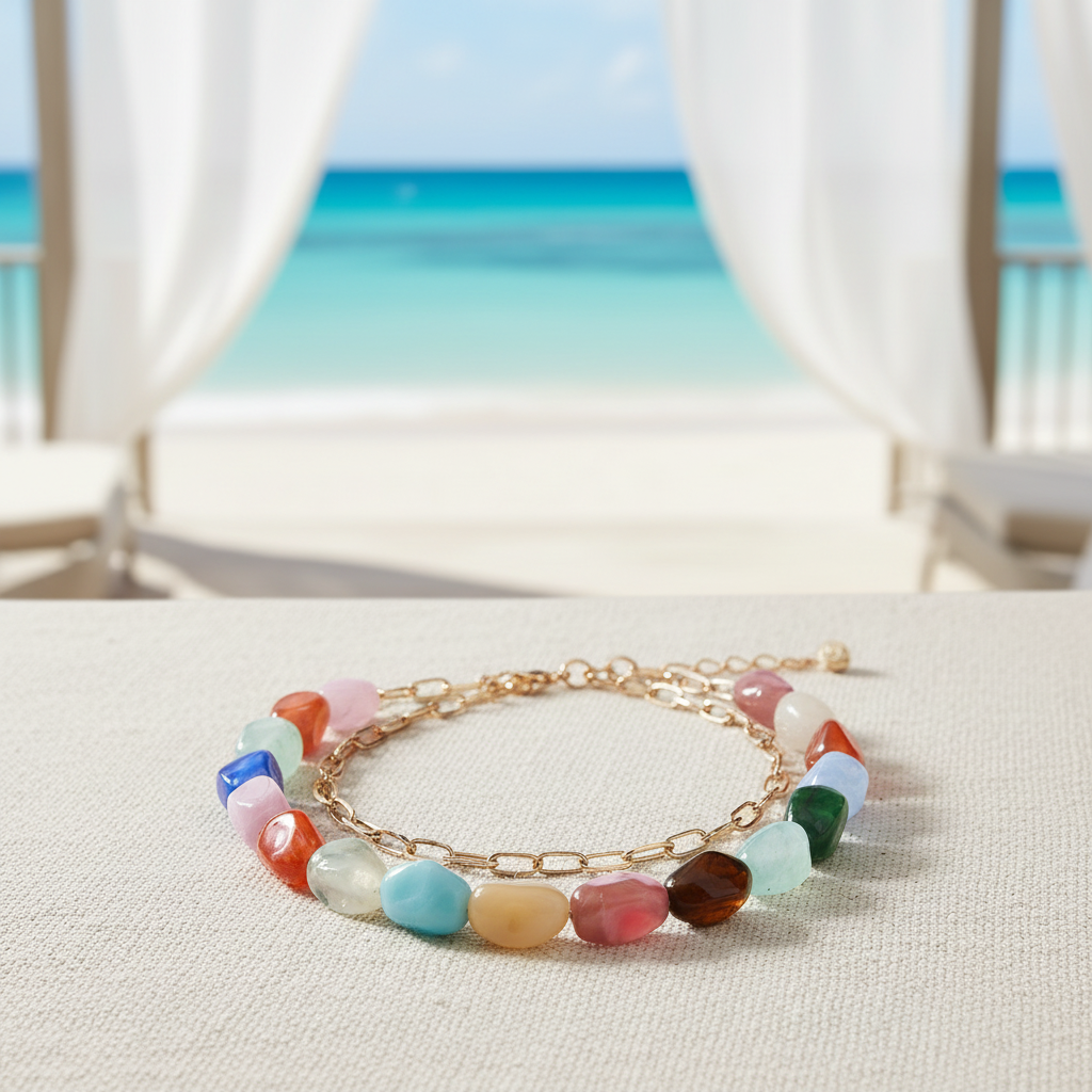 Fiesta Stones Necklace_ChicaChica