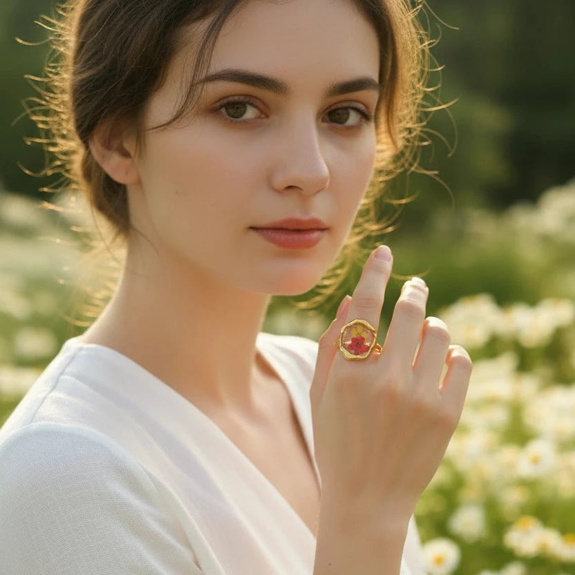 Flower Punch Ring-ChicaChica