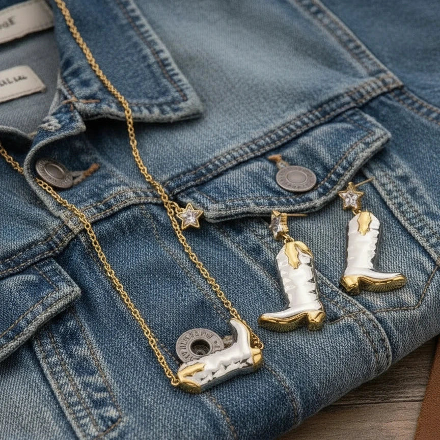 Frontier Boot Jewelry Set_ChicaChica