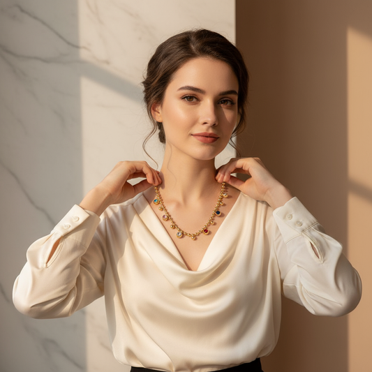 Galaxy Gems Necklace_ChicaChica