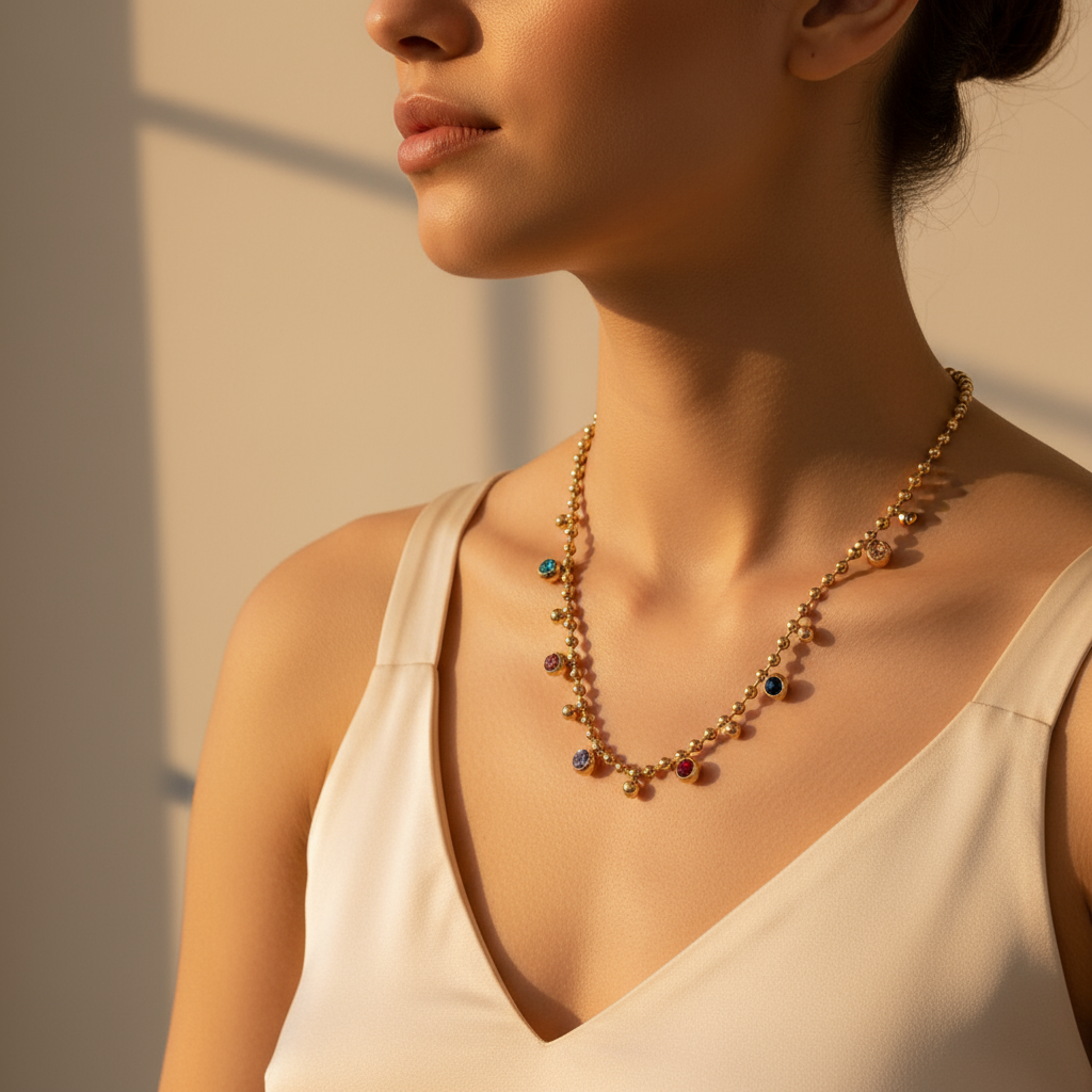 Galaxy Gems Necklace_ChicaChica