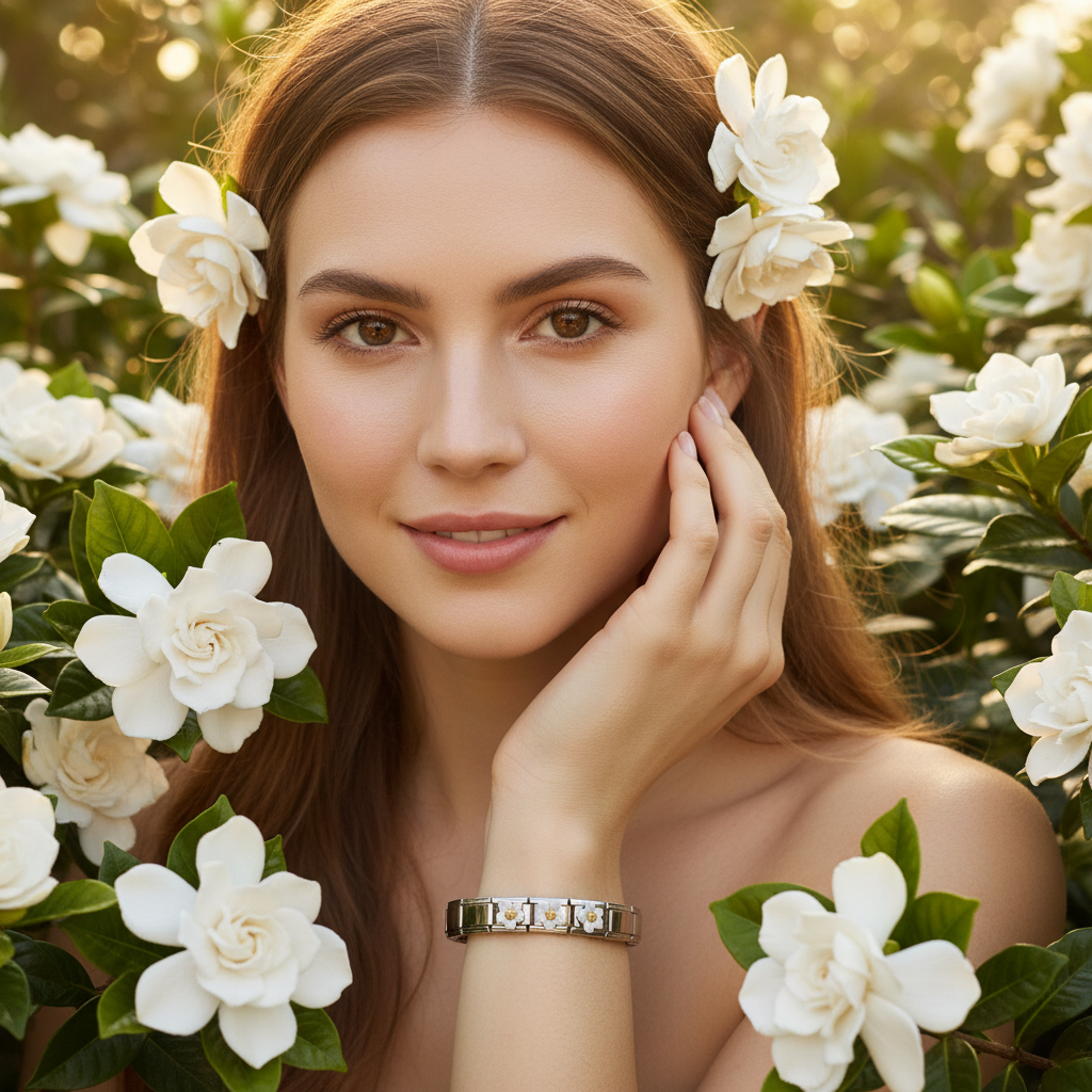 Gardenia Bloom Bracelet _ChicaChica