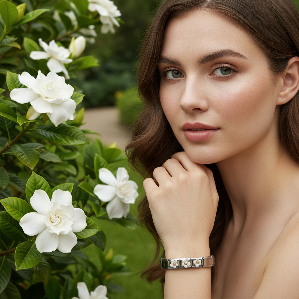 Gardenia Bloom Bracelet _ChicaChica