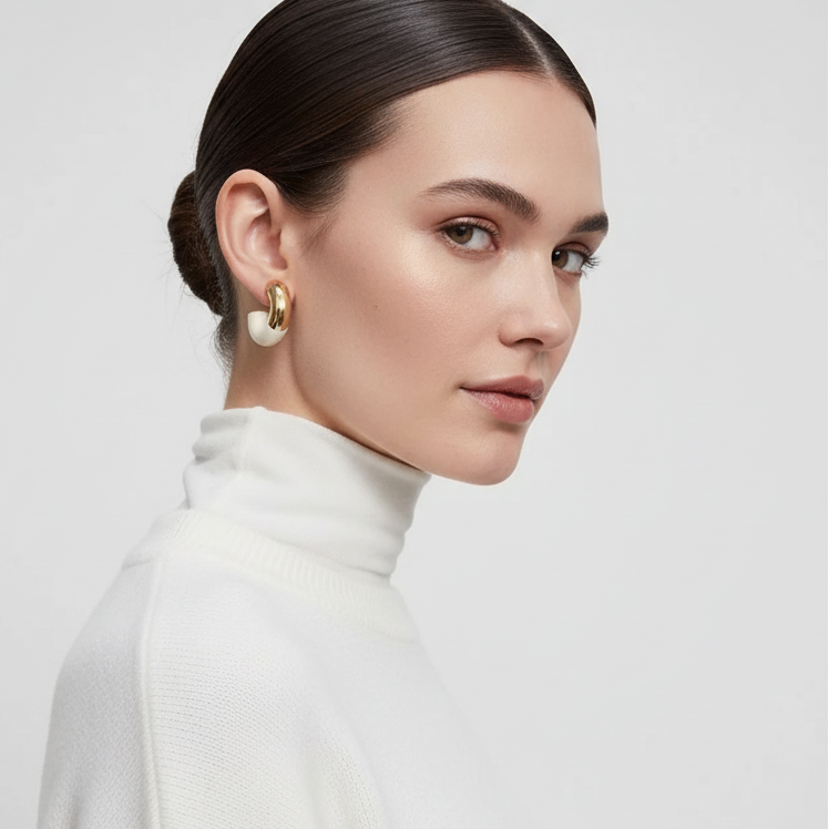 Gatsby Arc Earrings-ChicaChica