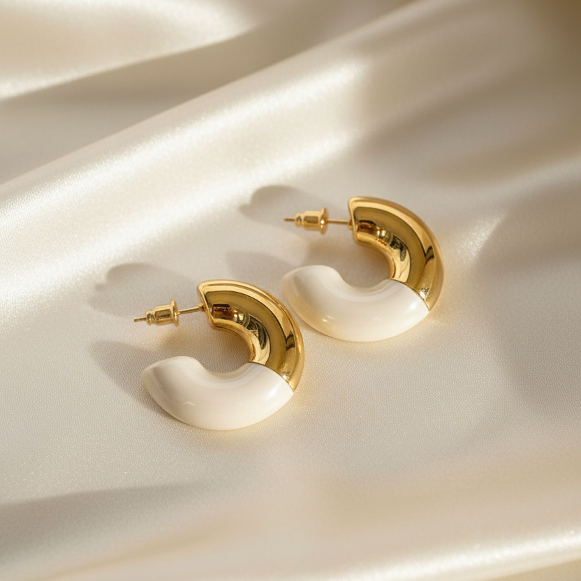 Gatsby Arc Earrings-ChicaChica