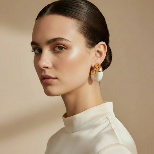 Gatsby Arc Earrings-ChicaChica