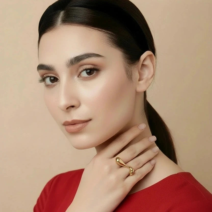 Golden Cascade Ring_ChicaChica