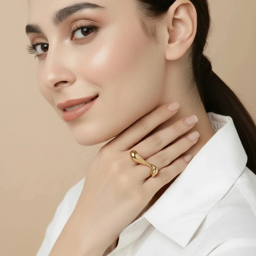 Golden Cascade Ring_CihicaChica