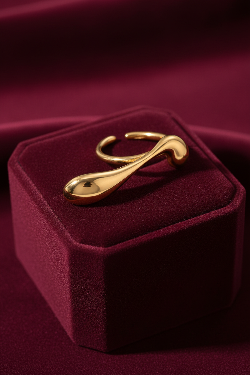 Golden Cascade Ring_ChicaChica