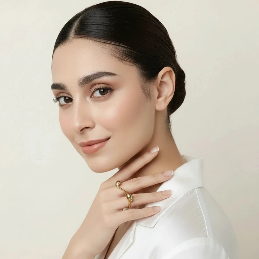 Golden Cascade Ring_ChicaChica