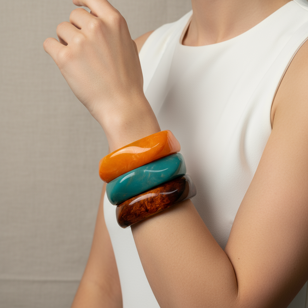 Golden Ember Bangle_ChicaChica