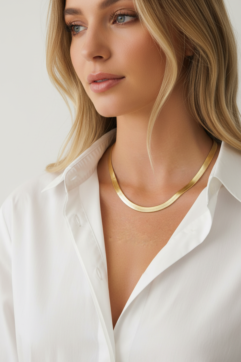 Golden Silhouette Chain-ChicaChica