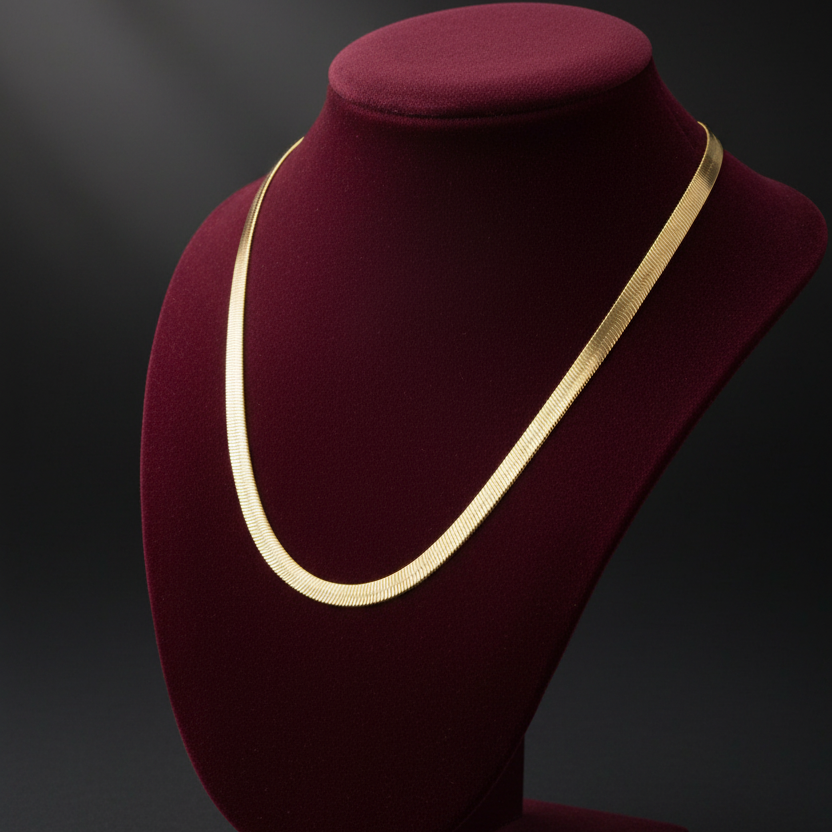 Golden Silhouette Chain-ChicaChica