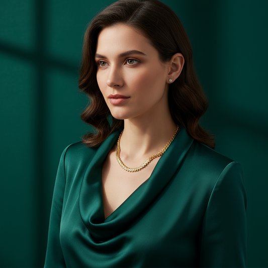 Golden Vine Necklace_ChicaChica