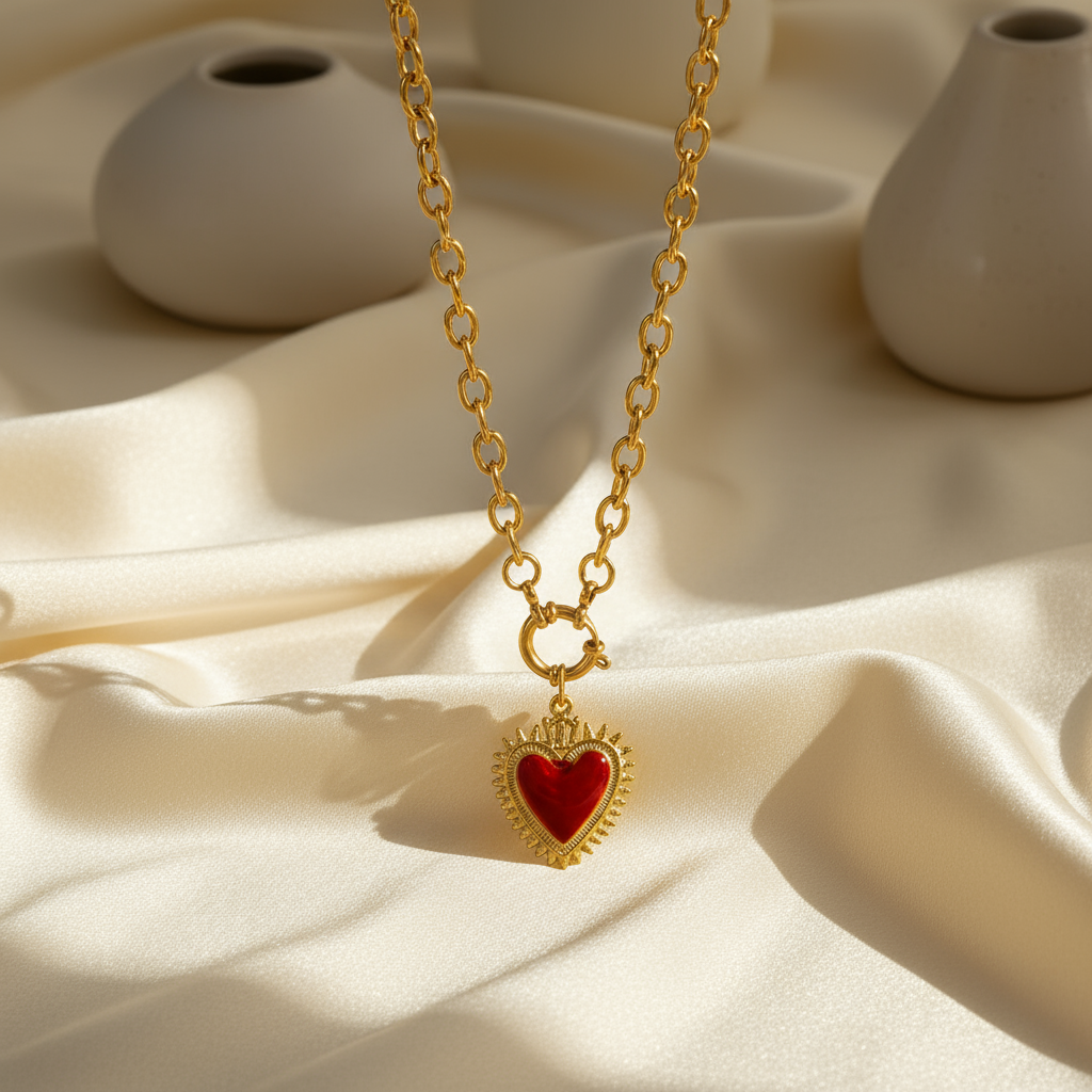 Heart Royale Necklace_ChicaChica