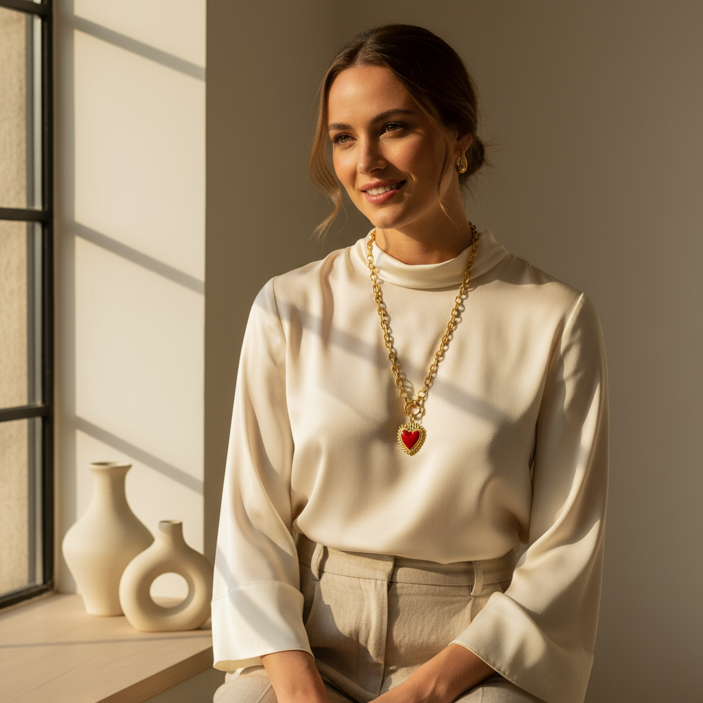 Heart Royale Necklace_ChicaChica