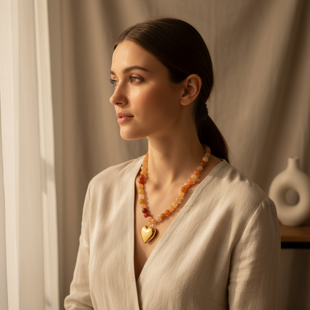 Heart of Terra Necklace_ChicaChica