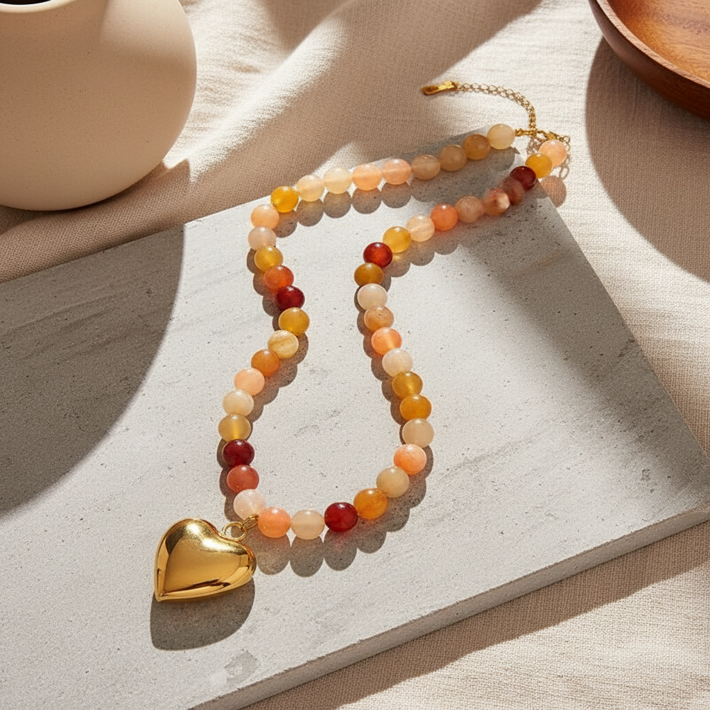 Heart of Terra Necklace_ChicaChica