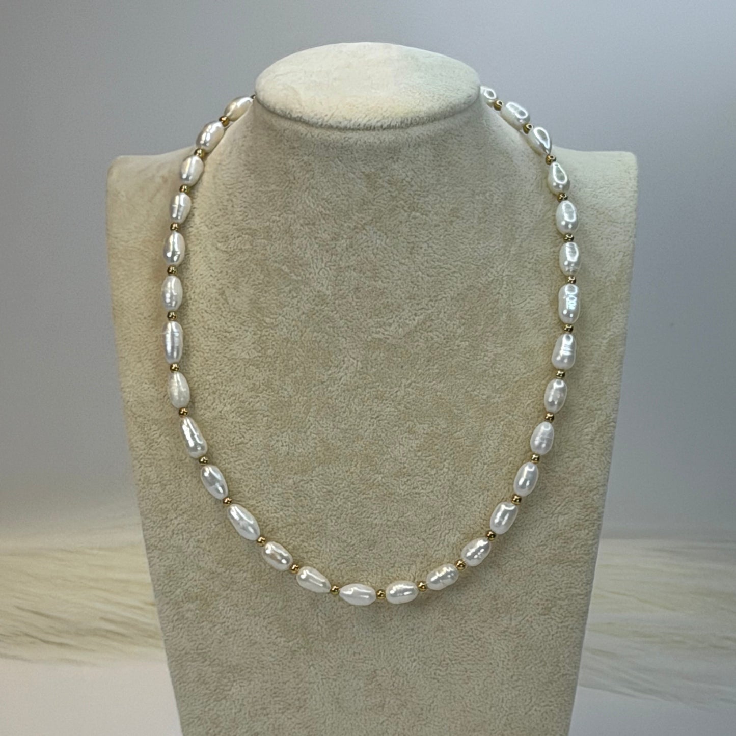 Heavenly Pearl Necklace_ChicaChica
