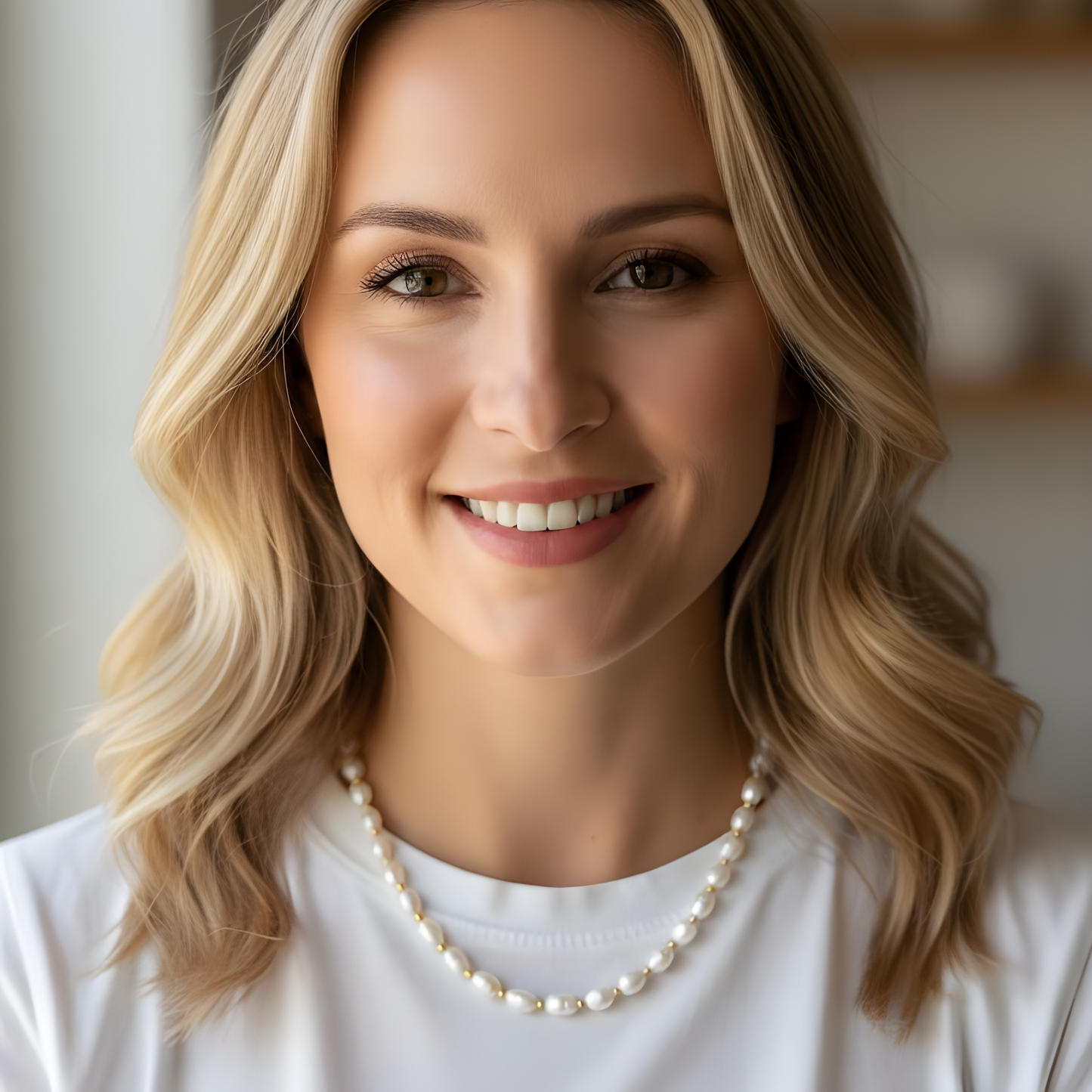 Heavenly Strand Pearl Necklace_ChicaChica