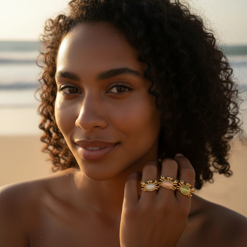 Jade Pinch Ring_ChicaChica