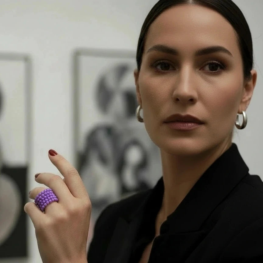 Lavender Bliss Ring_ChicaChica