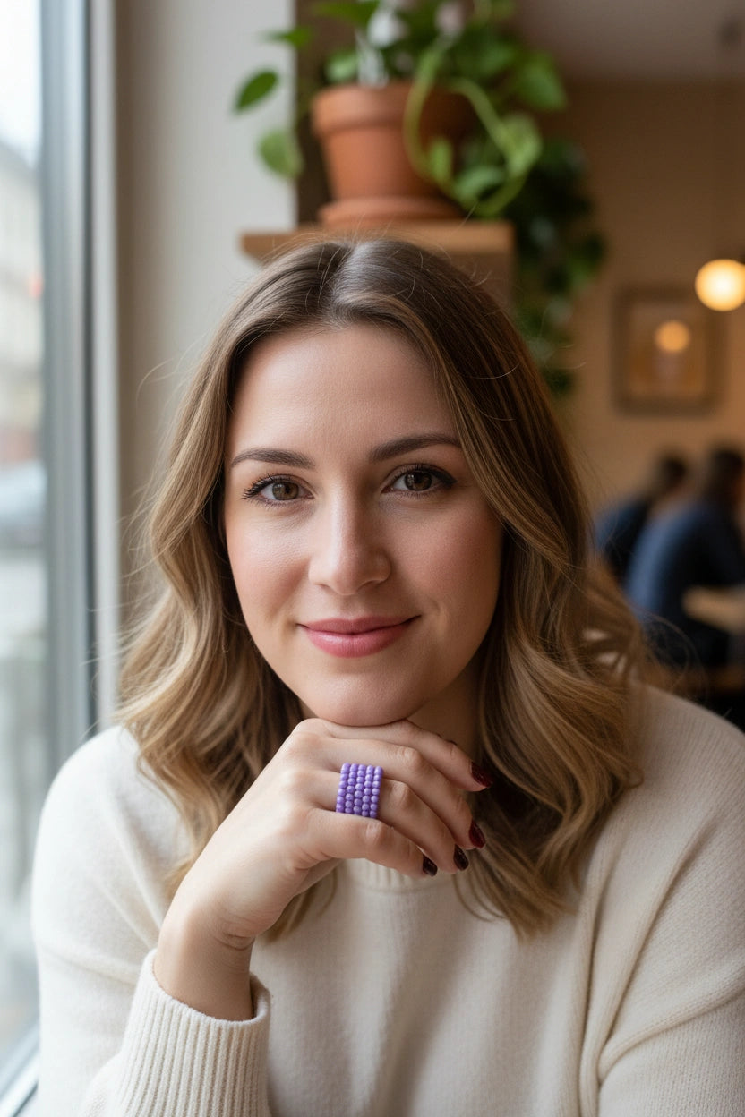 Lavender Bliss Ring_ChicaChica