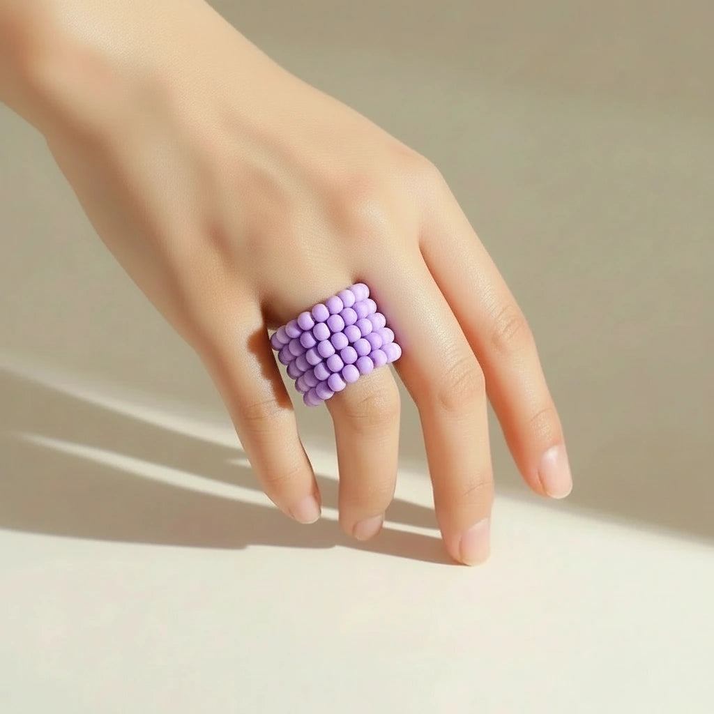 Lavender Bliss Ring_ChicaChica