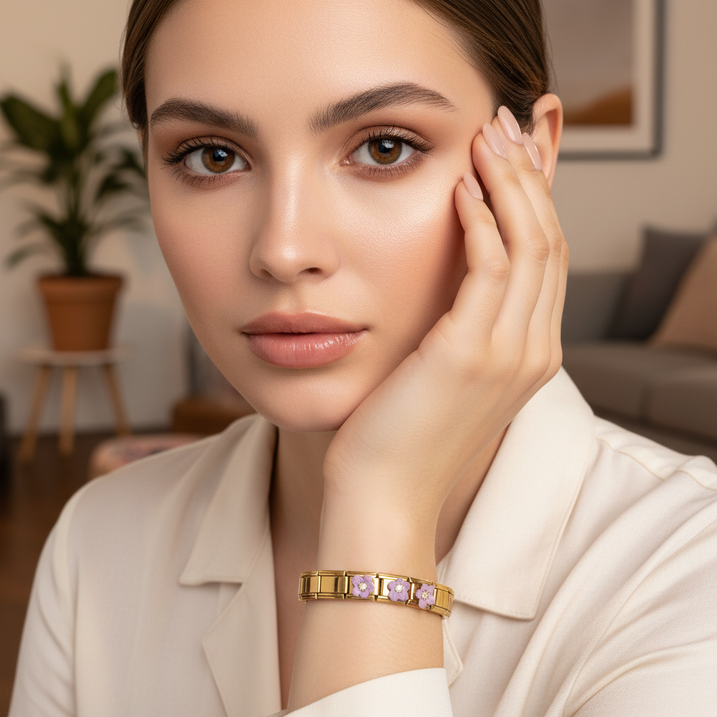 Lavender Bloom Bracelet_Chica Chica