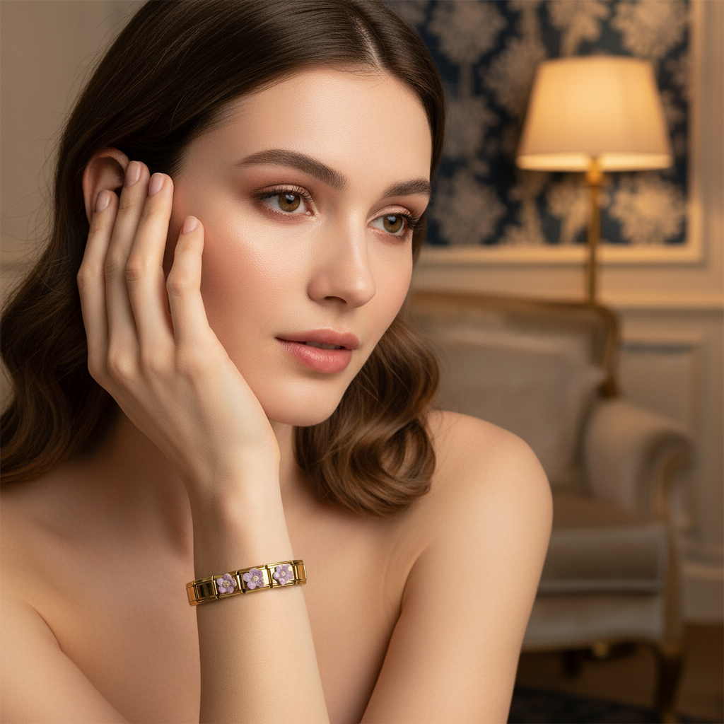 Lavender Bloom Bracelet_Chica Chica