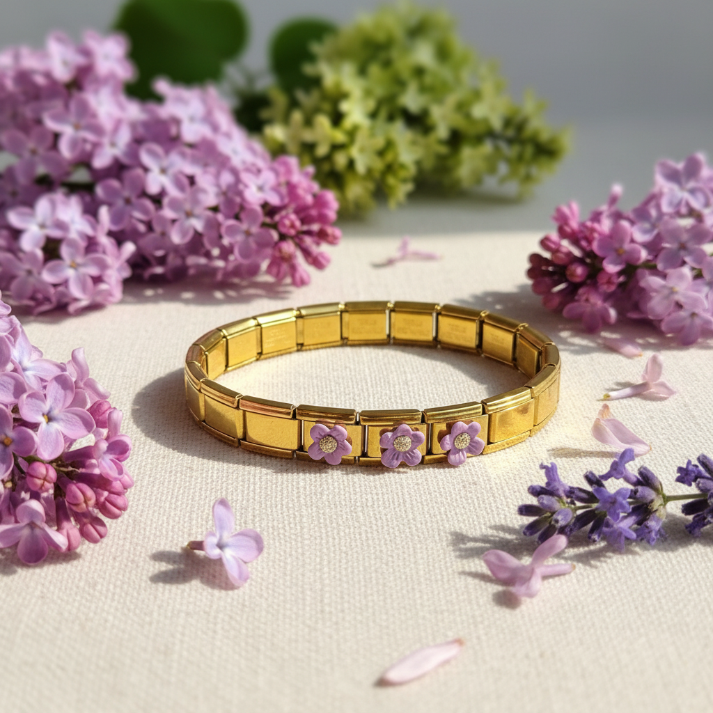 Lavender Bloom Bracelet_Chica Chica