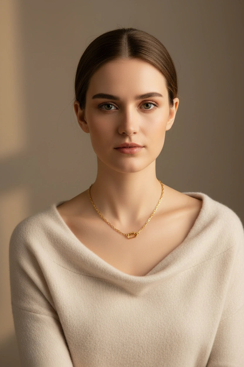  Link Balance Necklace_ChicaChica