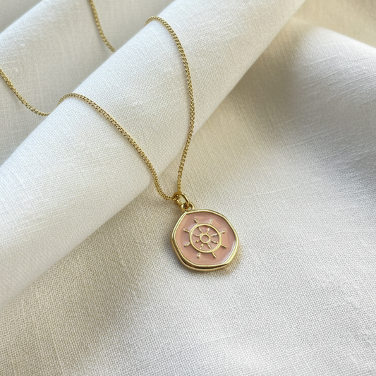 Oceana Soleil Medallion Necklace_ChicaChica