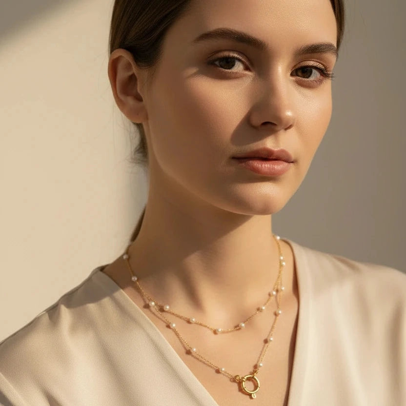 Pearl Axis Necklace_ChicaChica