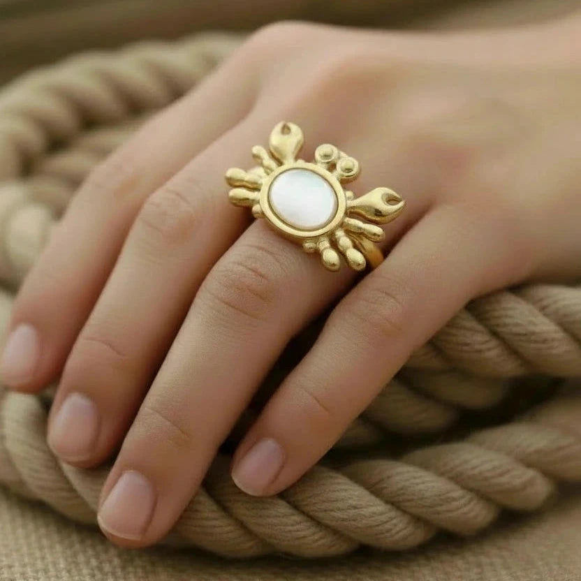 Pearl Tide Ring - White_ChicaChica