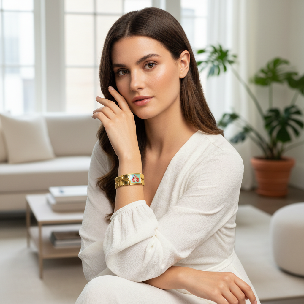 Pop Heart Link Bracelet_ChicaChica