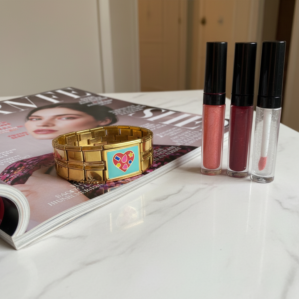 Pop Heart Link Bracelet_ChicaChica