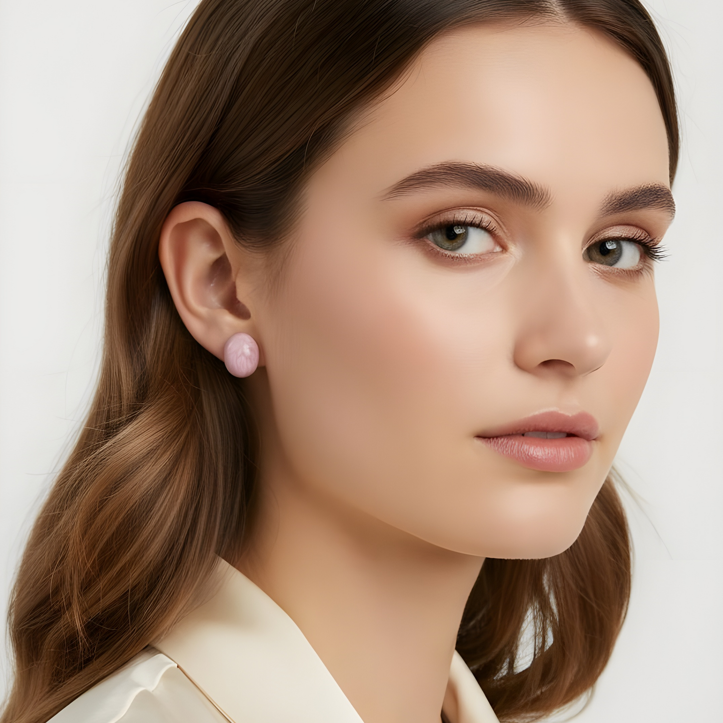 Rosina Studs Pink_ChicaChica_RetroGlam