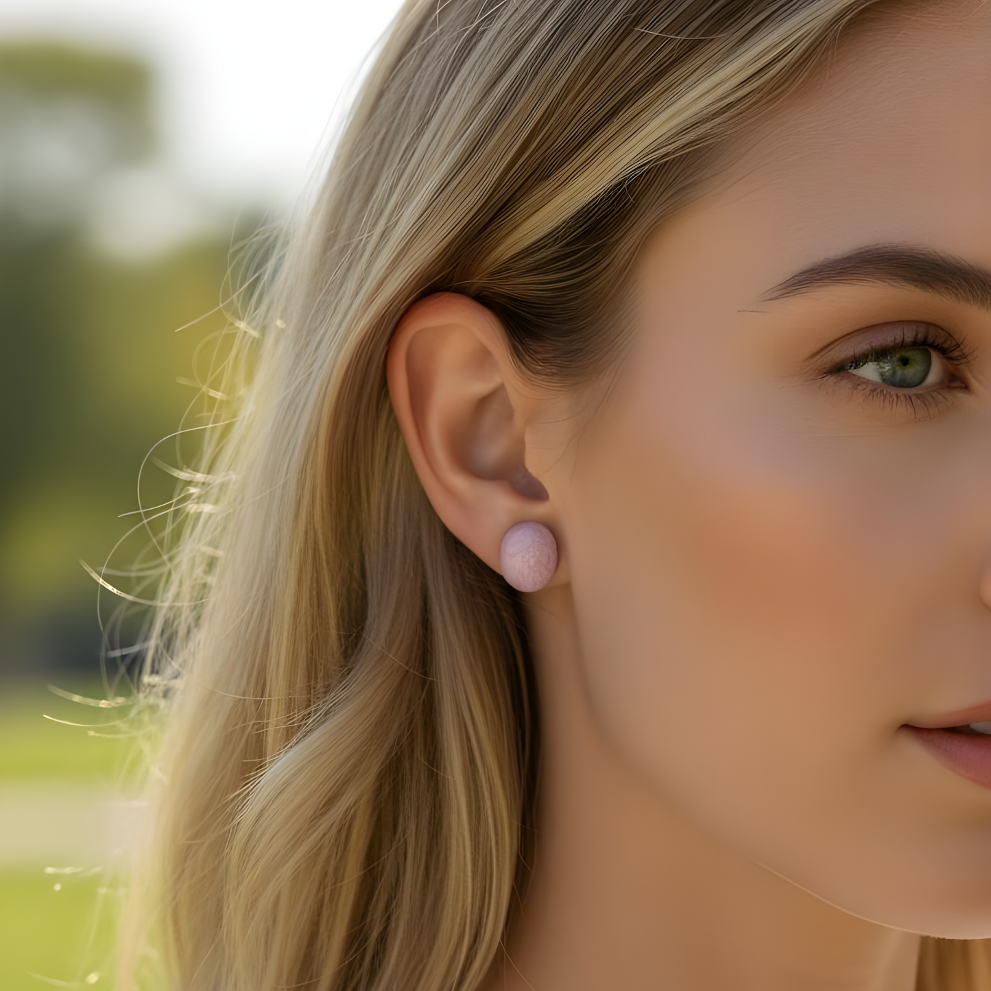 Rosina Studs Pink_ChicaChica_RetroGlam