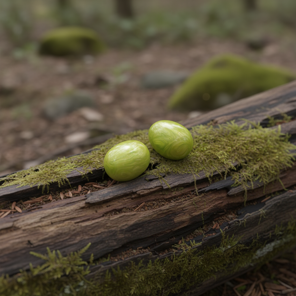 Rosina Studs Verde Luxe_ChicaChica