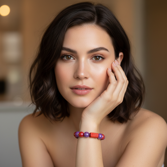 Ruby Orchid Bracelet-ChicaChica