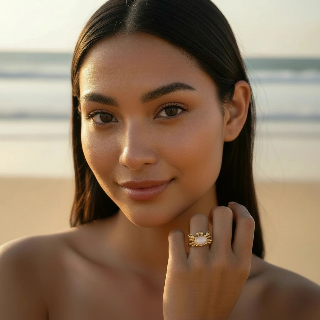 Ruby Pinch Ring_ChicaChica