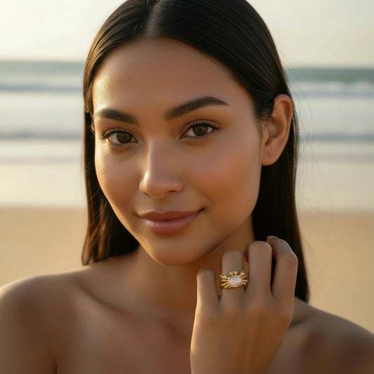 Ruby Pinch Ring_ChicaChica