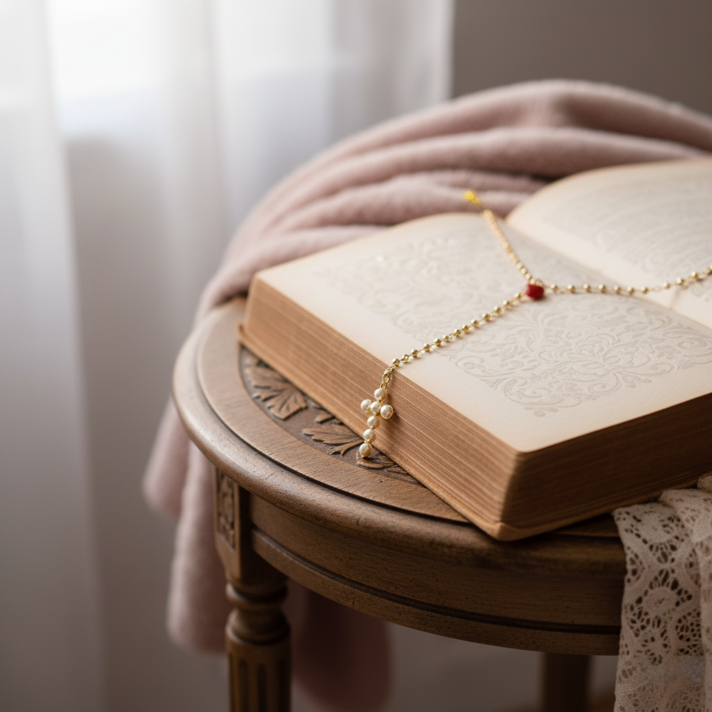 Sacred Heart Grace Necklace_ChicaChica