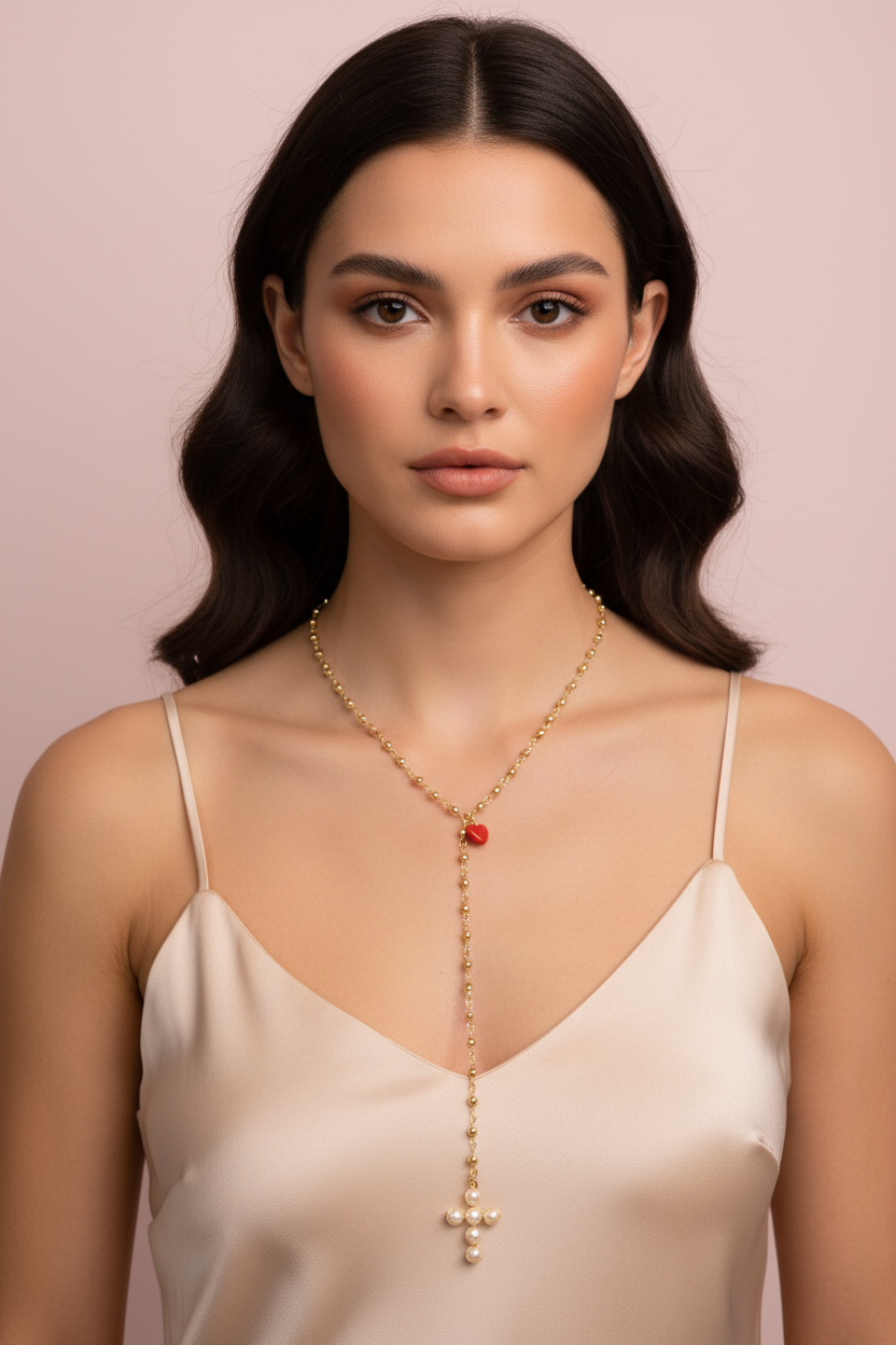 Sacred Heart Grace Necklace_ChicaChica