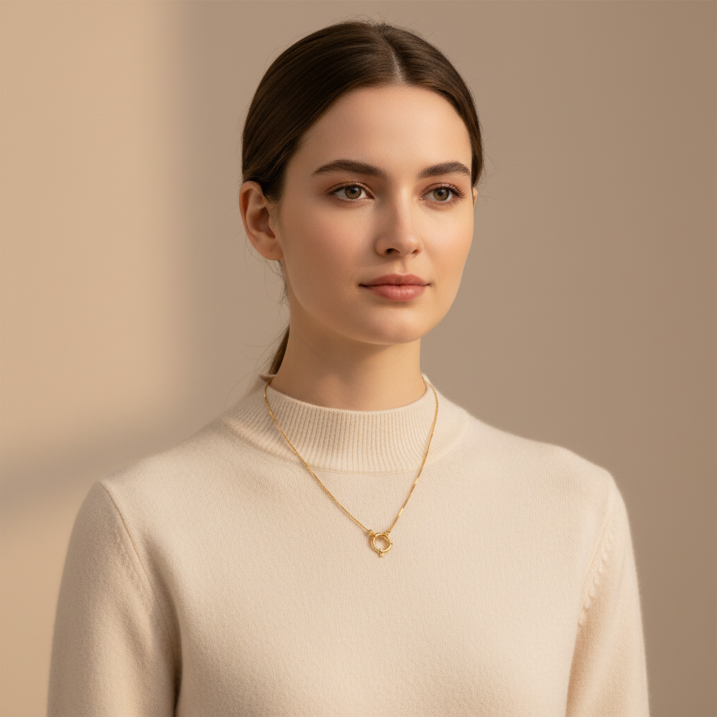 Sleek Orbit Necklace_ChicaChica