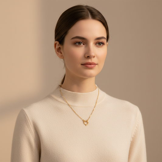 Sleek Orbit Necklace_ChicaChica