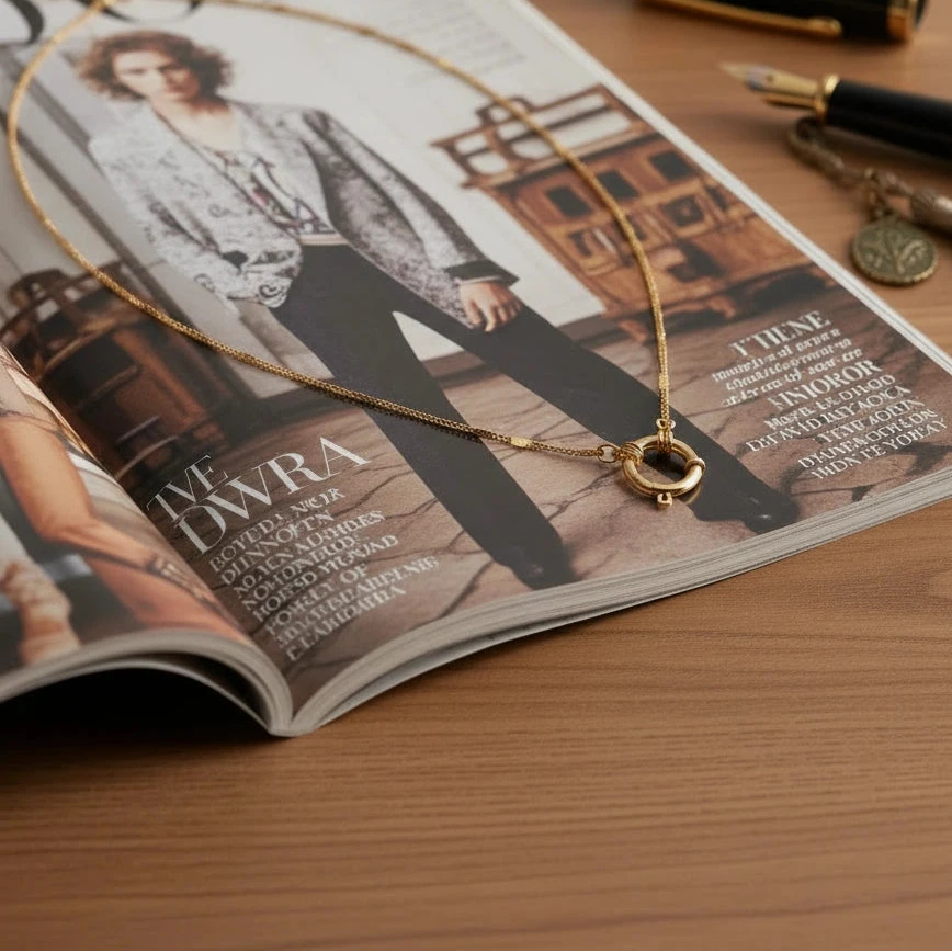 Sleek Orbit Necklace_ChicaChica