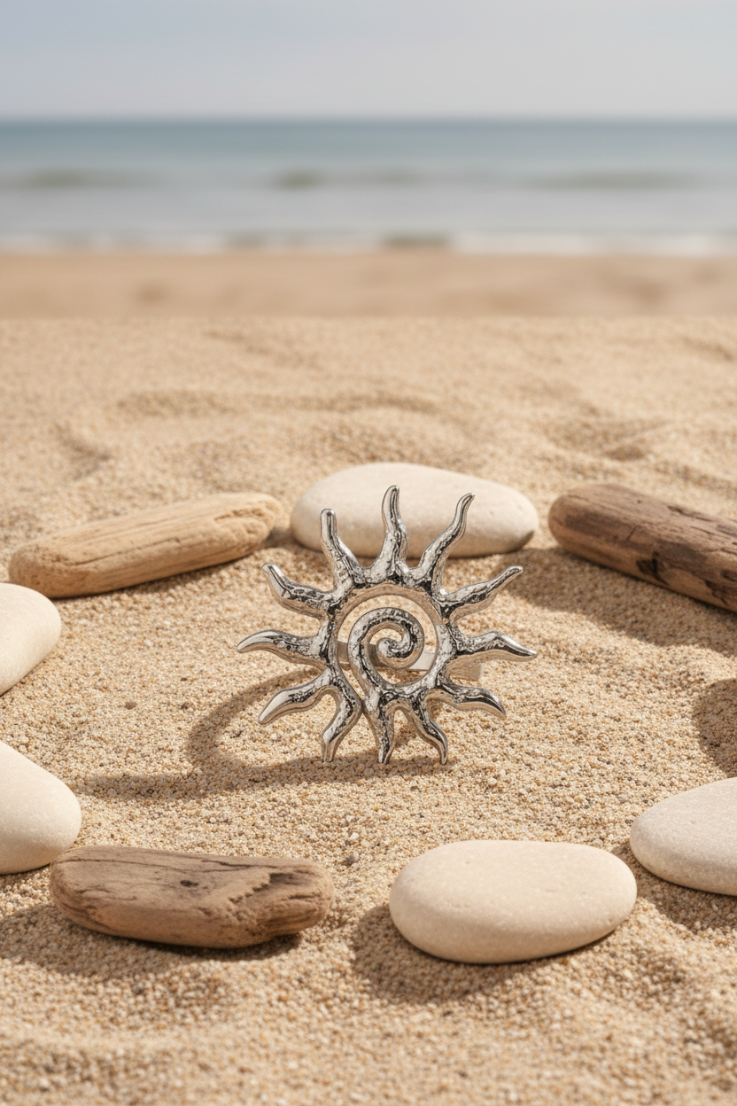 Solar Glow_Silver Ring_Celestia_ChicaChica