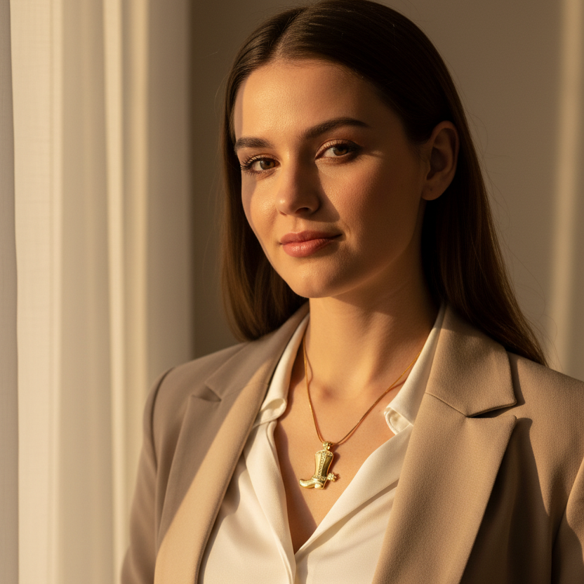 Starlight Boot Necklace_ChicaChica